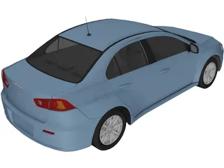 Mitsubishi Lancer ES 3D Model