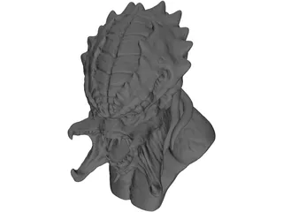 Predator Head 3D Model