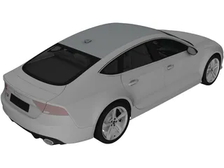 Audi RS7 (2014) 3D Model