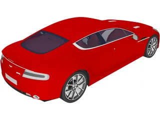 Aston Martin Rapide S (2013) 3D Model