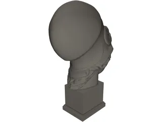 Athena Head 3D Model