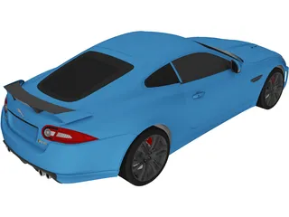 Jaguar XKR-S (2012) 3D Model