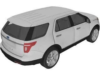 Ford Explorer (2011) 3D Model