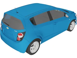 Chevrolet Aveo (2011) 3D Model