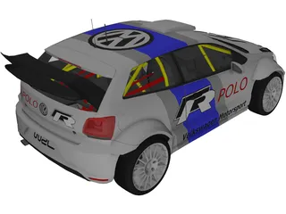 Volkswagen Polo WRC 3D Model