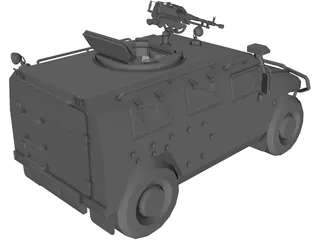 GAZ 2975 Tiger 3D Model