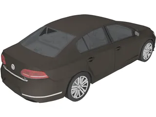 Volkswagen Passat (2011) 3D Model