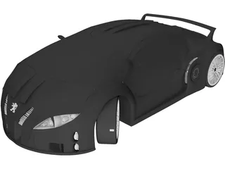 Peugeot Spectral Concept 3D Model