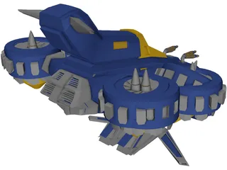 Airship 3D Model