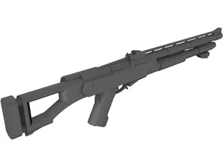 Assault Shotgun Concept 3D Model