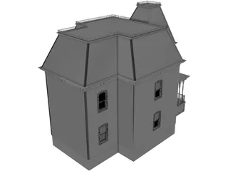 Psycho House 3D Model