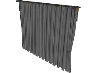 Curtain 3D Model