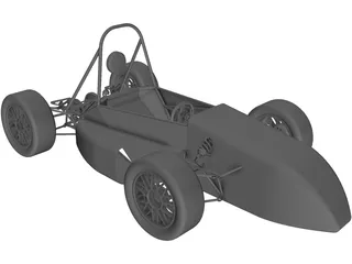 UTSA FSAE Car (2009) 3D Model