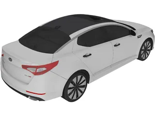 Kia Optima (2011) 3D Model