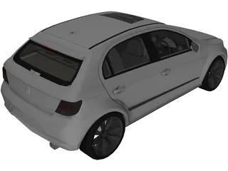 Volkswagen Gol G5 (2009) 3D Model