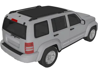 Jeep Cherokee Rubicon (2008) 3D Model