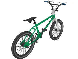 BMX Bike 3D Model