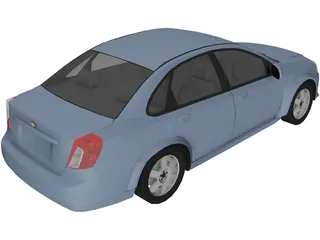 Chevrolet Lacetti 1.6 SX (2006) 3D Model
