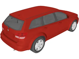 Dodge Journey (2008) 3D Model