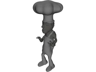 Angry Chef 3D Model