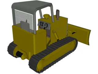 Bulldozer 3D Model