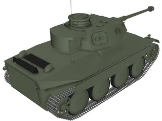 Panzer 38 3D Model