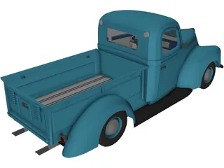 Ford Pickup (1940) 3D Model