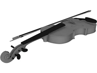 Violin 3D Model