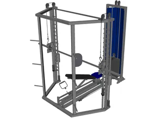 Smith Machine 3D Model