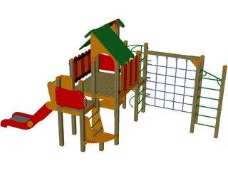 Playground Equipment 3D Model