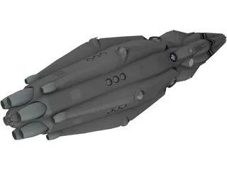 Striking Arm Heavy Cruiser 3D Model
