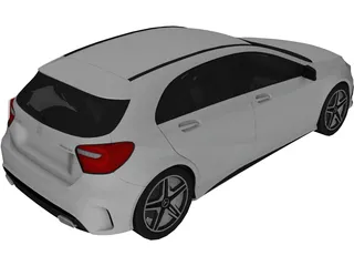 Mercedes-Benz A45 AMG W176 (2014) 3D Model