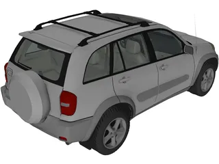 Toyota RAV4 5-door (2004) 3D Model