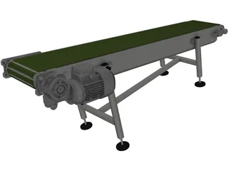 Conveyor Belt 3D Model