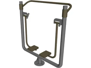 Outdoor Gym 3D Model