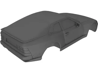 Porsche 944 Body 3D Model