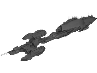 Commerce Guild Destroyer 3D Model