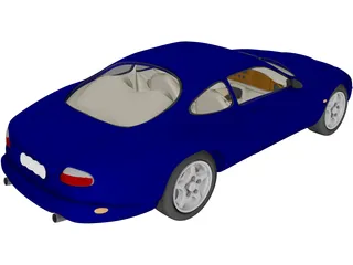 Jaguar XKR 3D Model