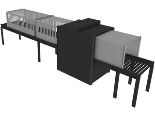 Airport Xray Scanner 3D Model