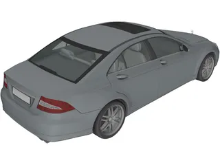 Mercedes-Benz C-Class (2007) 3D Model