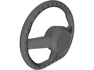 Steering Wheel 3D Model