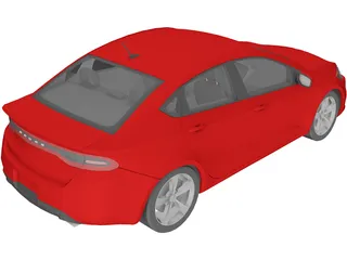 Dodge Dart GT (2013) 3D Model