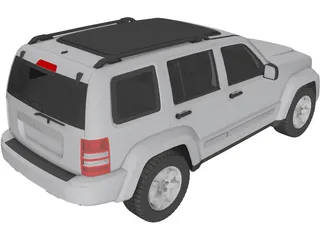 Jeep Cherokee (2008) 3D Model