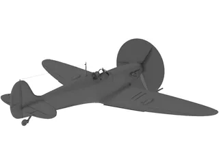 Supermarine Spitfire 3D Model