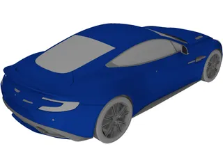 Aston Martin Vanquish (2013) 3D Model