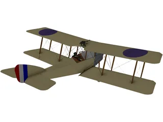 Martinsyde G.100 Elephant 3D Model