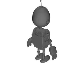 Clank Robot Pet 3D Model