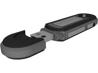Intenso MP3 USB Stick 3D Model