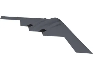 B-2 Spirit Bomber 3D Model