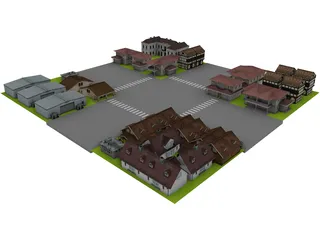 City Junction Part 3D Model